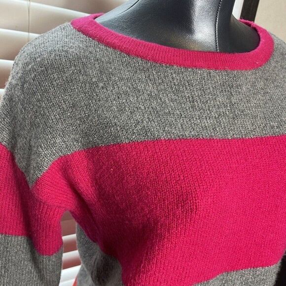 C&C California Color Block Striped Crewneck Long Sleeve Pullover Sweater (NWT) - Picture 2 of 4